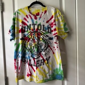 Untold Gallery Tiger Tie-Dye T-Shirt XL